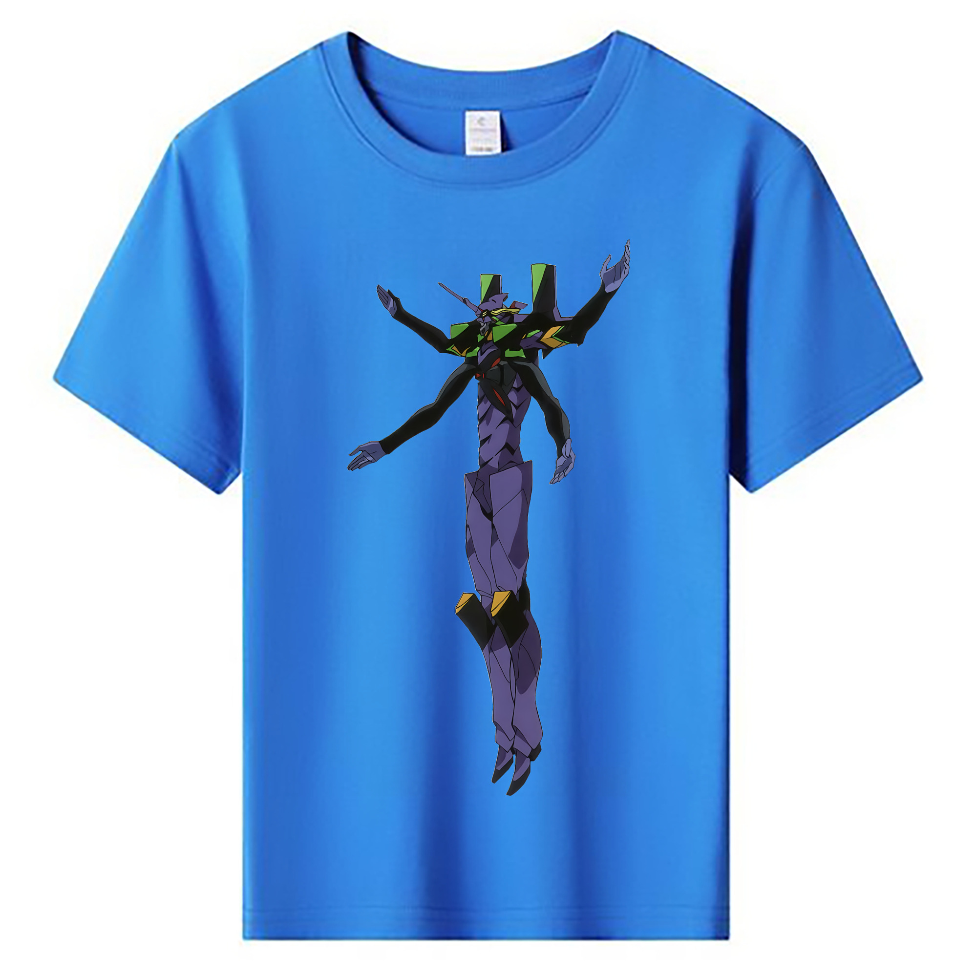 （画像用） EVA 新世紀エヴァンゲリオン 綿100％キッズTシャツ（フロントプリント）